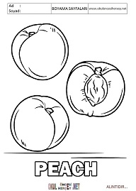 ingilizce boyama sayfaları